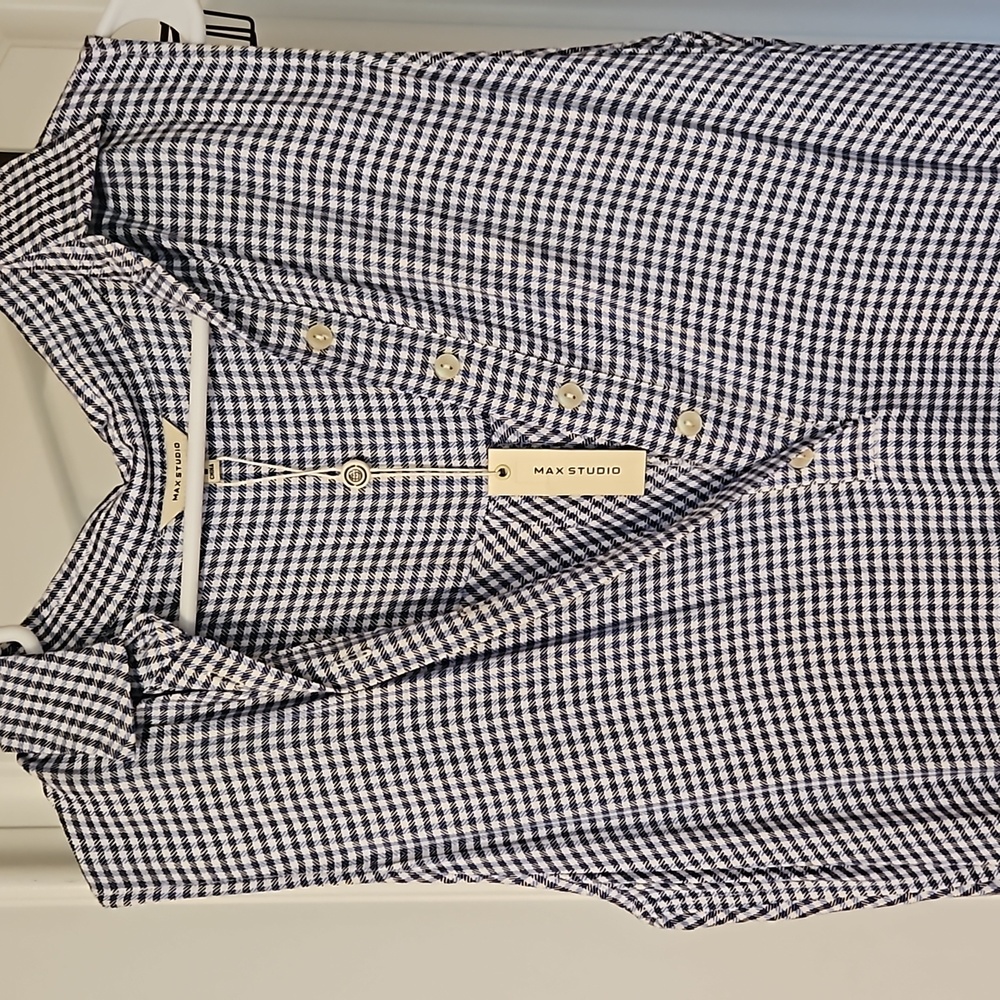 NWT Max Studio High Low Tunic Dress (Size Medium) - Picture 2 of 8